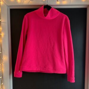 Dudley Stephens Bold Pink Cowl Neck Sweater